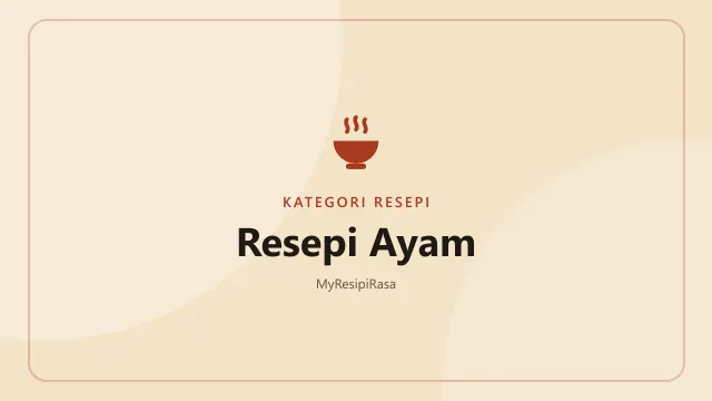 Kategori resepi ayam