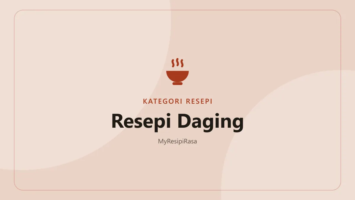 Resepi daging lembu Malaysia di MyResipiRasa: rendang, gulai dan daging masak hitam