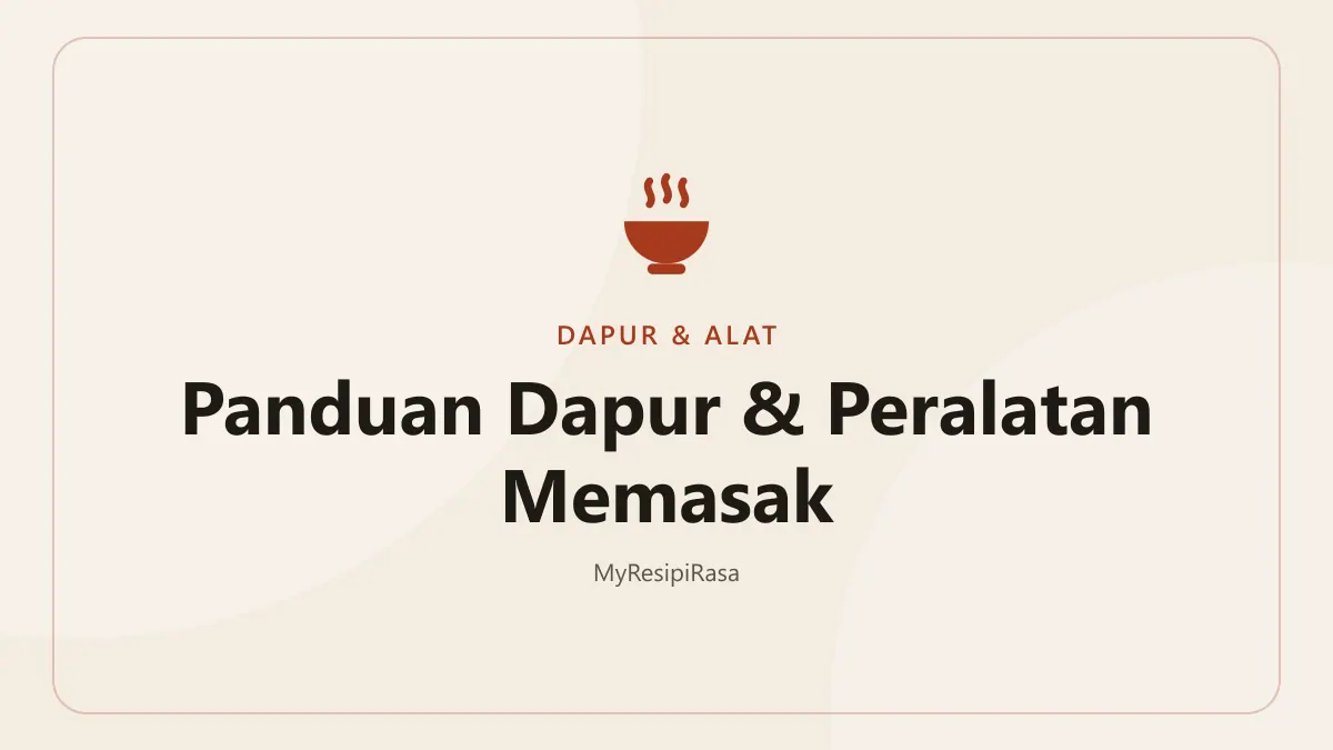 Peralatan dapur asas untuk resepi Malaysia: penimbang, cawan penyukat dan kuali
