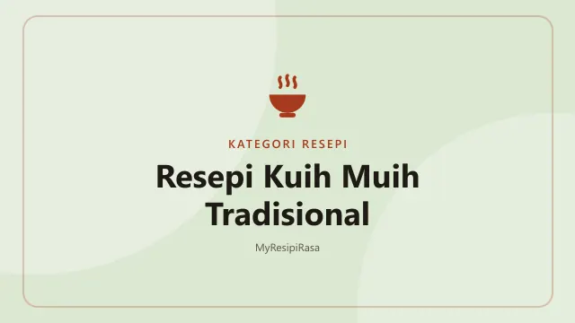 Kategori resepi kuih muih