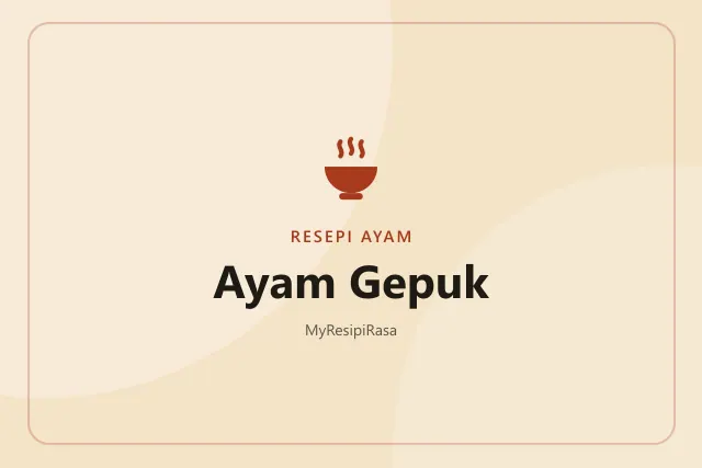 Ayam Gepuk