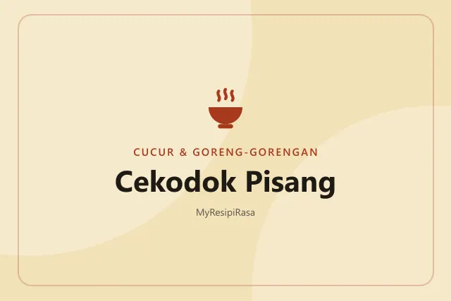 Cekodok Pisang