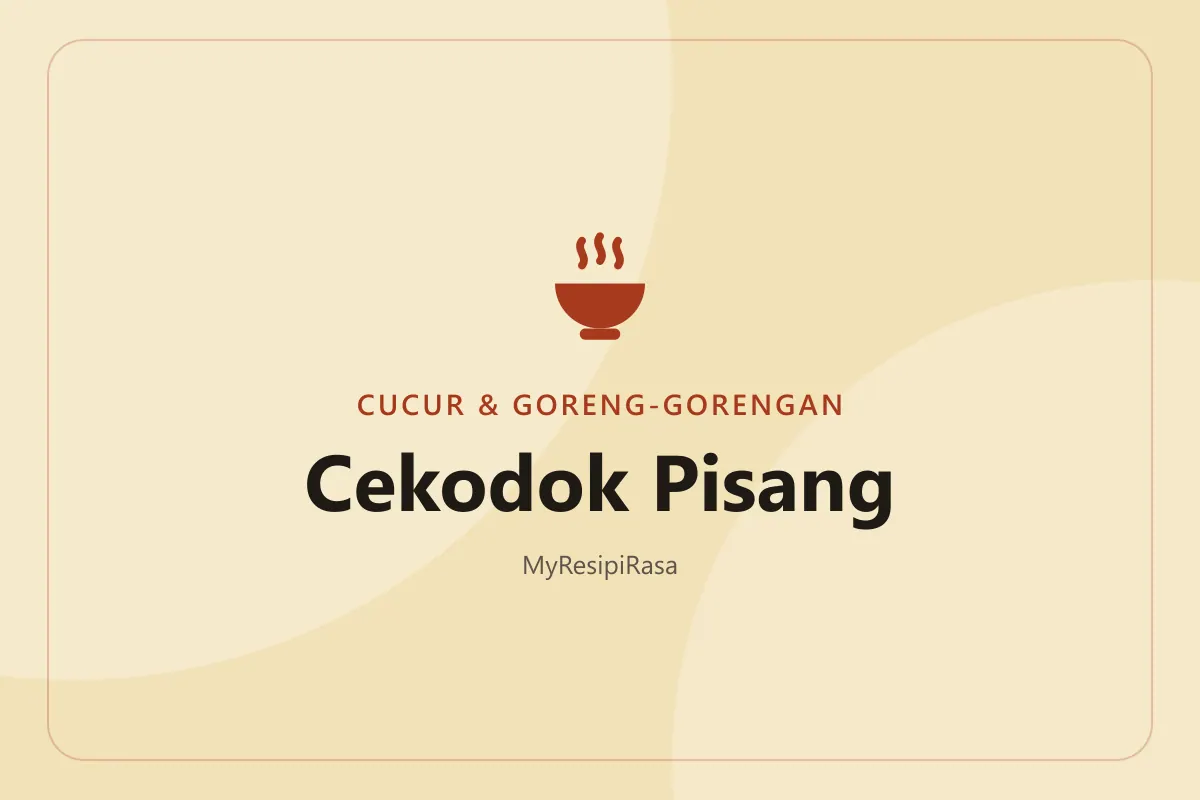 Resepi cekodok pisang gebu berwarna perang keemasan di dalam bakul rotan