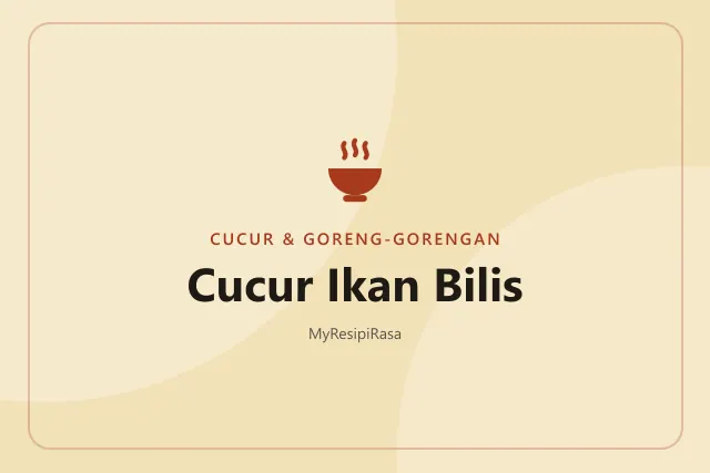 Cucur Ikan Bilis