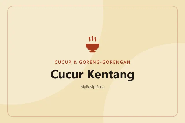 Cucur Kentang