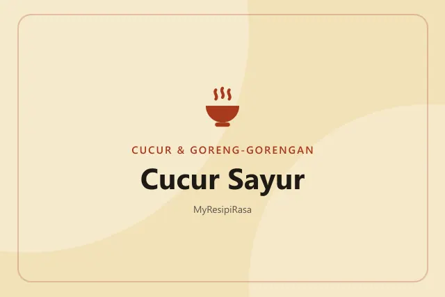 Cucur Sayur