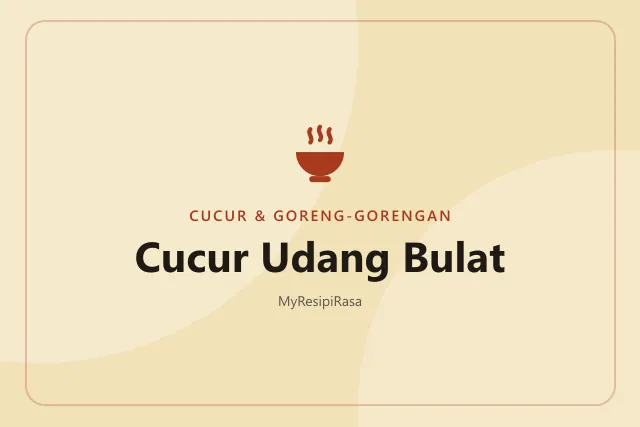 Cucur Udang Bulat