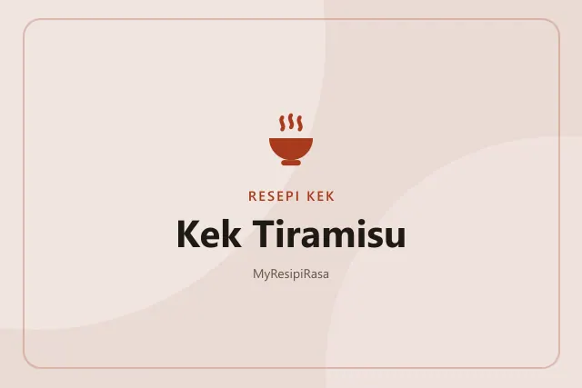 Kek Tiramisu