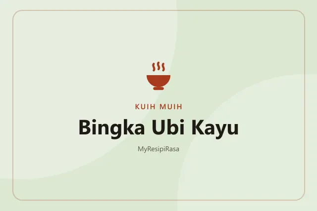 Bingka Ubi Kayu