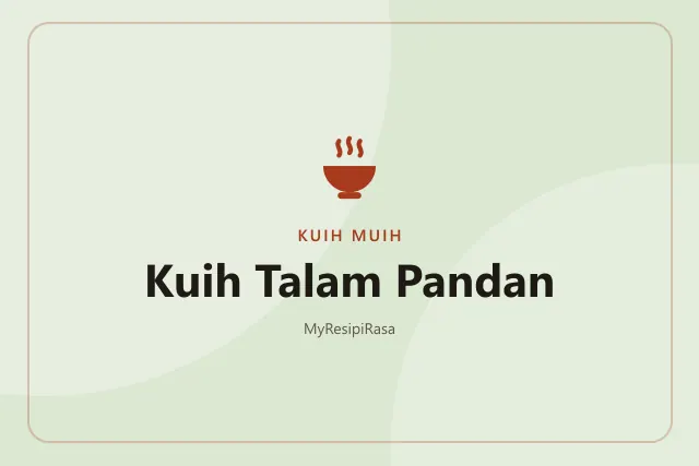 Kuih Talam Pandan