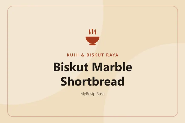Biskut Marble Shortbread