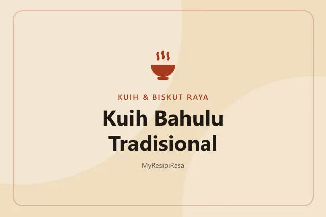 Kuih Bahulu Tradisional